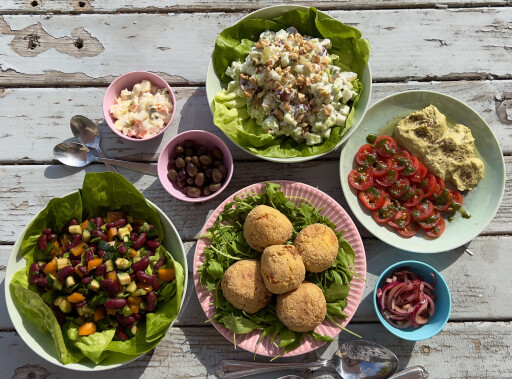 Mediterranean lunch overhead.jpg